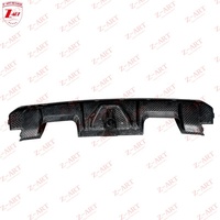 Diffuseur arrière en Fiber de carbone sec Z-ART 2021 + avec LED pour BMW G80 G82 G83 lèvre arrière en Fiber de carbone préimprégnée pour BMW M3 M4 menton de queue