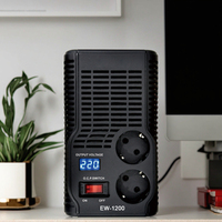 Régulateur de tension automatique KEBO AVR EW 600VA AC avec affichage numérique monophasé pour appareils électroménagers et boîtiers PC