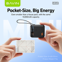 BAVIN Usine En Gros Produits Populaires Excellent Petit PowerBank Voyage De Charge Mini Portable Power Bank