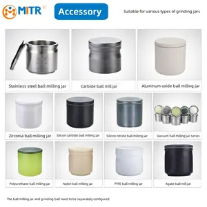 MITR 12L High Efficiency Ball Mill Wet/Dry/Small Grinding Ball Mill Laboratory Grinder