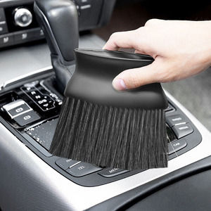 JYNB Car Air Vent <b>Brush</b> Black ABS Manual <b>Dust</b> Cleaner For Interior Crevices Cleaning Tool - Product Image 3