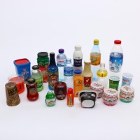 Étiquettes en PVC imprimées pour emballage de bouteille de nutlet étiquette rétractable d'impression personnalisée étiquette de bouteille en plastique
