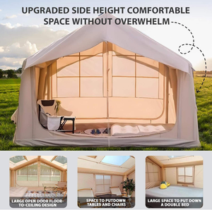 Tentes gonflables pour le <span class=keywords><strong>camping</strong></span>, tente gonflable de luxe pour 6 à 8 personnes avec port AC, tente gonflable portable facile à installer - Product Image 5