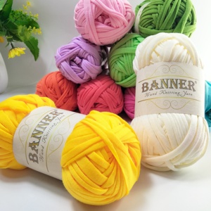 Hilo de <span class=keywords><strong>Trapillo</strong></span> de Poliéster para Crochet Espagueti Hecho a Mano Crochet Amigurumi para Tejer Bolsos - Product Image 2