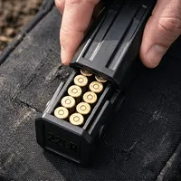 Lot de 30 boîtes à munitions portables en plastique 22LR – Organisateur de balles de poche léger, durable et résistant aux chocs – Idéal pour le tir en extérieur et comme cadeau