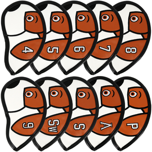 Pu da golf sắt headcover Nhà Máy Giá biểu tượng tùy chỉnh thiết kế chất lượng cao golf sắt Head Cover - Product Image 6