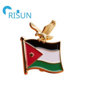 Fábrica Metal <span class=keywords><strong>Jordan</strong></span> viaje recuerdo personalizado jordano país bandera mapa emblema nacional broche insignia regalo <span class=keywords><strong>Jordan</strong></span> solapa Pin insignia - Product Image 3