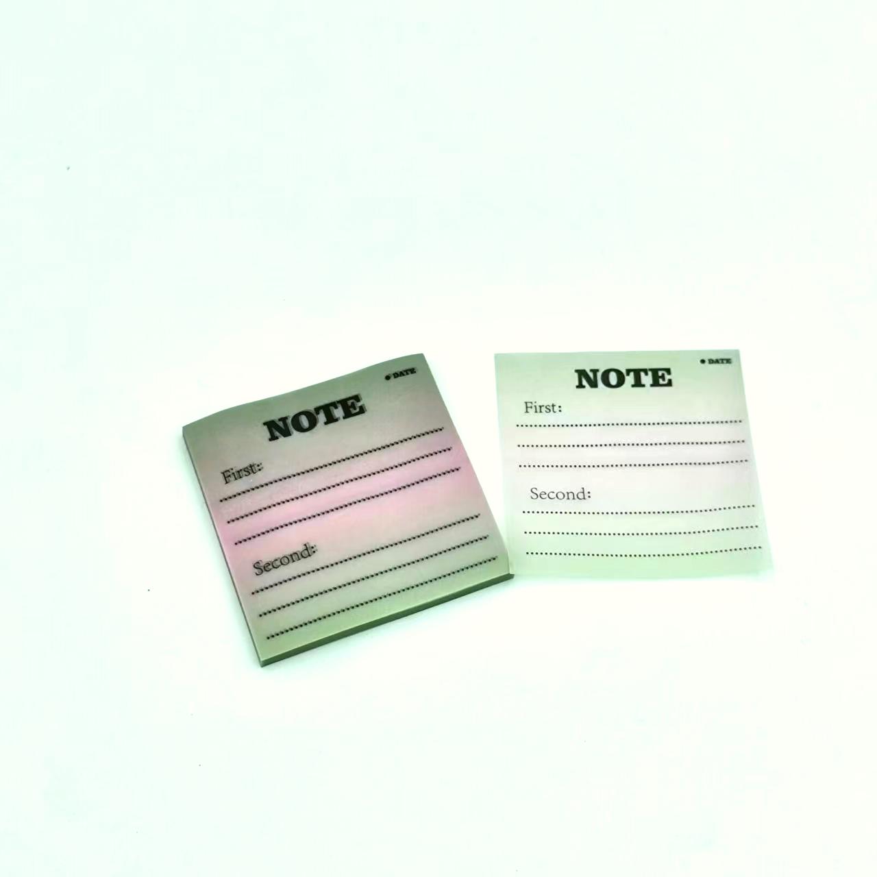 Pink green-Note