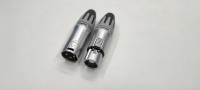 Conector banana para cable de altavoz latón XLR 3PIN macho y hembra cable de micrófono PUG con cromo OFC cobre DMX Cannon-M conector de audio