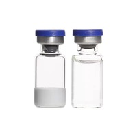 Flacon en verre transparent pour injection pharmaceutique de peptides, 2 ml, 3 ml, 5 ml, 7 ml, 10 ml, pour cosmétiques