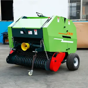 China Factory Cheap Price Mini Automatic Bale Wrapper Small Hay Baler Packing Grass And Wheat For Hay Used