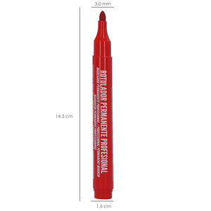 Pennarello Permanente Rosso Professionale - Product Image 2