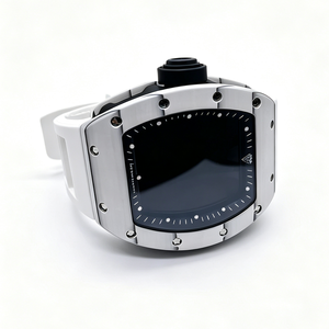 Boîtier de montre en céramique Tonneau RM avec bracelet en caoutchouc compatible avec le <span class=keywords><strong>mouvement</strong></span> automatique <span class=keywords><strong>Seiko</strong></span> NH70 <span class=keywords><strong>4R36</strong></span> OEM personnalisé - Product Image 5