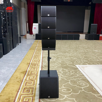 Haut-parleur compact T1 Line Array de 6 pouces avec tweeter en néodyme 30W 16 ohms en contreplaqué de bouleau pour auditorium