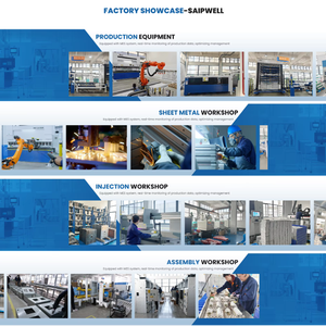 Gắn tường bao vây Bảng điều khiển hộp IP66 hộp phân phối điện tử thùng electrico kim loại bao vây hộp - Product Image 5