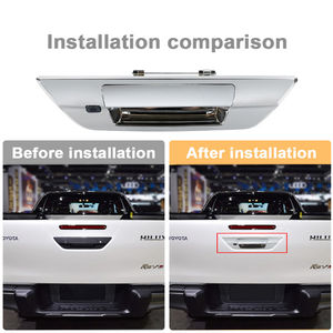 Cámara de respaldo para coche, videocámara de visión nocturna con mango de puerta trasera, para Toyota Hilux, Fisheye Revo, vivo, Limited, invencible, 2015-2019 - Product Image 5