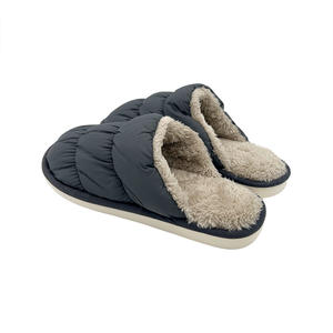 Hiver Automne Style Imperméable <span class=keywords><strong>Doudoune</strong></span> Tissu Fourrure Femme Homme Plat Doux Semelle Chaude Pour Pantoufle Intérieur Unisexe - Product Image 3