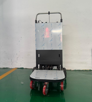 Carretilla Eléctrica para Subir Escaleras de 400 kg, con Batería de Litio, para Transporte de Carga
