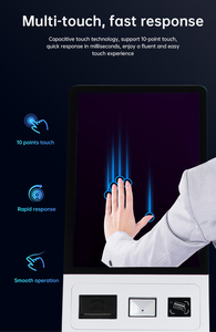 Hot bán màn hình cảm ứng tiền mặt đăng ký A4 in ấn và quét tiện ích tự dịch vụ thanh toán kiosk máy <span class=keywords><strong>atm</strong></span> - Product Image 3