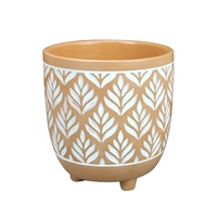 Mini Pots en argile à bonsaï imprimé de feuilles modernes, 13 pièces, petits Pots succulents