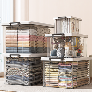 XingYou New Design Storage Boxes food clear plastic storage boxes With Wheels