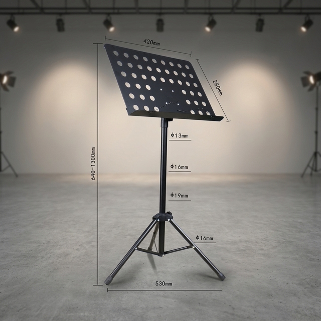 Deviser Wholesale Price PG-A15 Iron Bassoon Stand Foldable & Durable Packaged for Musical Instruments