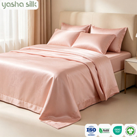 Parure de lit en soie de mûrier anti-âge 4 pièces en tissu de soie – Offre spéciale