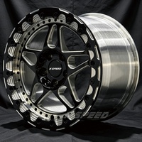 Jantes forgées sur mesure à becquet de fenêtre fraisé pour la course de dragster, compatibles Ford Mustang, Nissan GT-R R35, Toyota GR Supra A90, BMW M240i