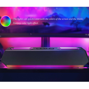 Basses sans fil d'usine OEM Lumière RVB Haut-parleur PC Alimenté par USB <span class=keywords><strong>Ordinateur</strong></span> <span class=keywords><strong>de</strong></span> jeu <span class=keywords><strong>Barre</strong></span> <span class=keywords><strong>de</strong></span> <span class=keywords><strong>son</strong></span> <span class=keywords><strong>pour</strong></span> jeu <span class=keywords><strong>de</strong></span> <span class=keywords><strong>bureau</strong></span> - Product Image 4