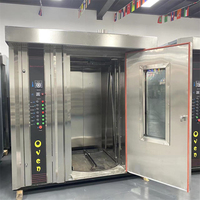 Horno Rotatorio Eléctrico de 32 Bandejas, a Gas o Diésel, con Quemador Premium de 380V, Ideal para Pastelerías de Alta Gama, Apto para Todo Tipo de Panadería