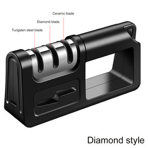Carburo de tungsteno 3 etapas Manual <span class=keywords><strong>japonés</strong></span> de mano Cuchillos de diamante profesionales Tijeras de cocina Sistema afilador para cuchillos - Product Image 6