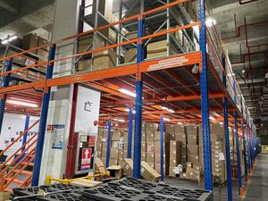 重型钢夹层地板货架仓库阁楼平台货架储物阁楼货架托盘货架堆垛货架 - Product Image 6