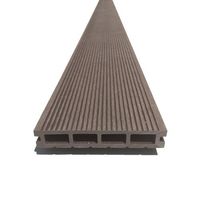 Plancher extérieur en WPC haute résistance résistant aux UV, fabriqué en bois de style européen, teck, érable, plastique