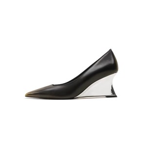 <span class=keywords><strong>Scarpe</strong></span> da Donna Eleganti Stile Francese, Tacco a Zeppa, Punta Affusolata, Scarpette con Tacco Basso - Product Image 3