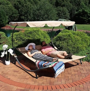 Mecedora con protector solar de verano limitado | Compre uno y llévese tres gratis (funda antipolvo + almohada + herramientas de instalación) - Product Image 6