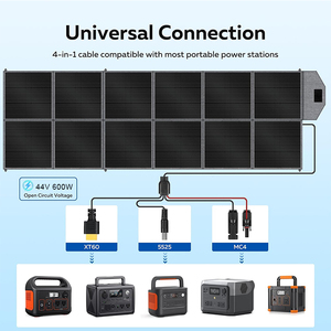 Panneaux solaires monocristallins pliables Alecter APH-FB92 600W, conversion élevée à 24%, étanches IP65, module PV portable pour le camping - Product Image 5