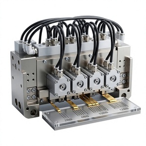 Tabber Stringer Bandvorgefertigungsmechanismus Hochpräziser Servoantrieb Anpassbarer Druckkopf für 10BB 12BB Solar-Stromschienen - Product Image 1