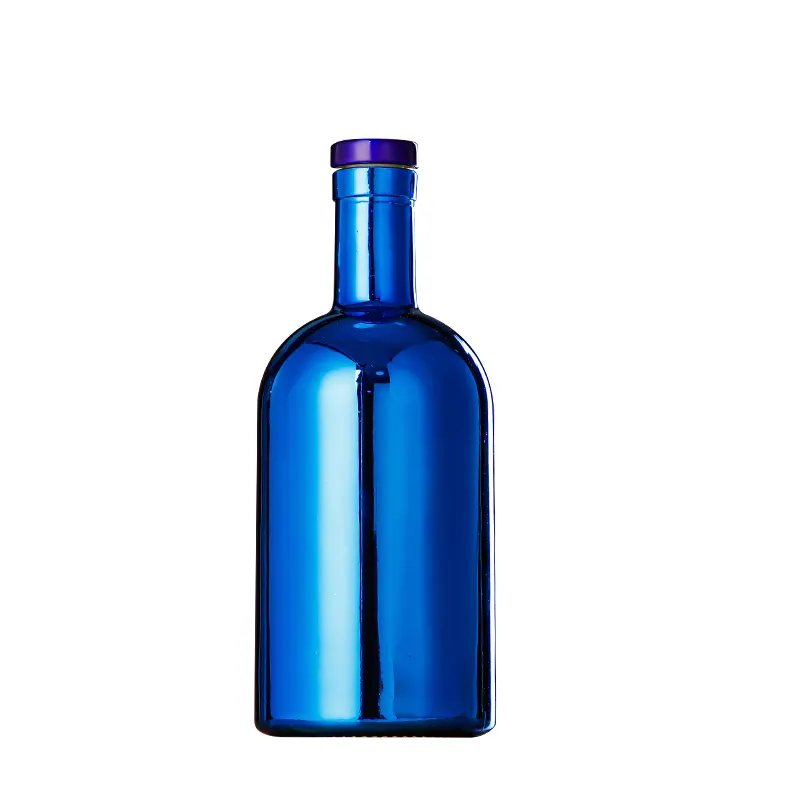 Haute qualité 100ml 200ml 375ml 500ml 750ml bouteille de vin mousseux électrolytique bouteille en verre de champagne vide pour vodka