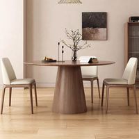 Meilleure table de salle à manger de style industriel, pieds en MDF, décoration de la maison, plateau en bois