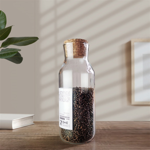 <span class=keywords><strong>Carafe</strong></span> à eau <span class=keywords><strong>en</strong></span> <span class=keywords><strong>verre</strong></span> pour thé glacé citron sans goutte <span class=keywords><strong>avec</strong></span> couvercle <span class=keywords><strong>en</strong></span> <span class=keywords><strong>liège</strong></span> - Product Image 2