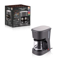 Cafetières électriques à filtre en gros avec fonction maintien au chaud 650W, cafetière moka automatique portable pour hôtel et bureau