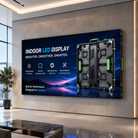 Écran d'affichage numérique LED publicitaire en promotion avec support SDK et OEM, garantie 1 an, écran tactile HD pour affichage de bienvenue en centre commercial