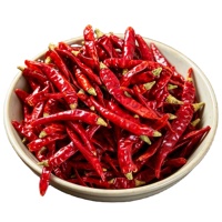 Piment Séché Huaran en Gros, Origine Sichuan, Piment Œil de Perdrix Très Piquant, Piment Rouge Séché, Piment de Cayenne, Approvisionnement en Vrac