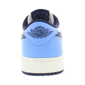 รองเท้าผ้าใบผู้ชายรุ่น Air 1 Retro Low Original Leather GS  บุผ้าตาข่าย สีดำ Obsidian สีน้ำเงิน University Blue สีขาว Sail - Product Image 2
