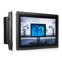 Hot 10,1 12 15 17 19 21,5 22 24 pulgadas POS USB LCD impermeable marco de metal abierto monitor LED 12V BNC TV VESA montaje en pared industrial