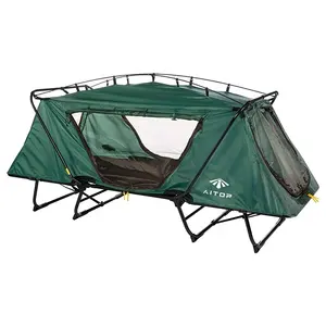 1-2 persone portatile fuori terra tenda lettino letto Oversize Multi-funzione pieghevole lettino da campeggio per adulti escursionismo viaggiare