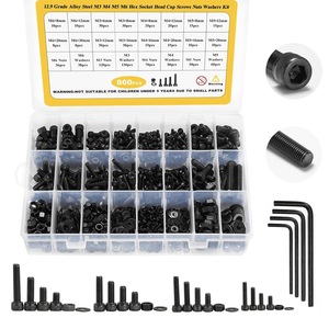 Kit de tornillos hexagonales M3 M4 M5 M6, 860 piezas, acero aleado grado 12,9 para impresora 3D DIY - Product Image 1