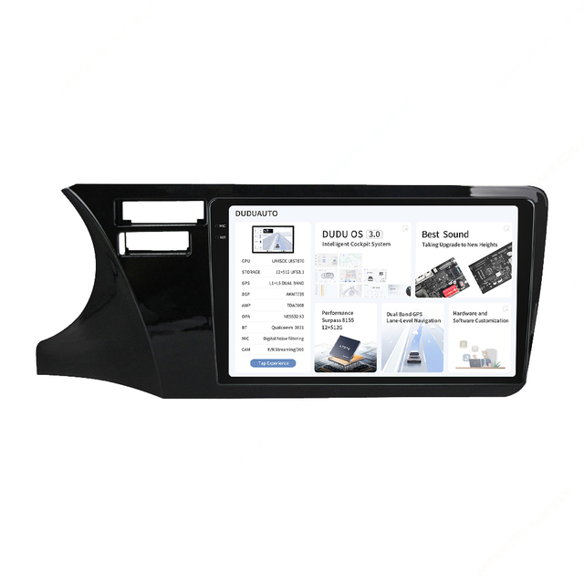 DUDUAUTO DUDU7 Android 13 Car Radio A7870 Navigation GPS Multimedia Video Player for Honda City 2014-2019