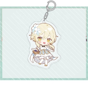 Llaveros de acrílico mini chibi de Genshin Impact: Yae <span class=keywords><strong>Miko</strong></span>, <span class=keywords><strong>Kokomi</strong></span>, Yoimiya, Thoma - Product Image 6