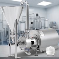 Mélangeur à cisaillement élevé, pompe émulsifiante, homogénéisateur dispersant en acier inoxydable SS316L pour produits chimiques et alimentaires